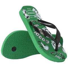 Sandália Havaianas Kids Athletic Verde Pátria 35/36