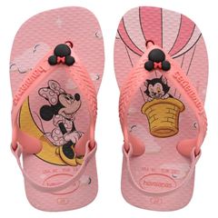 Sandália Havaianas Baby Disney Classics Manga Rosa 19