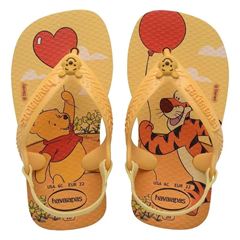 Sandália Havaianas Baby Disney Classics Amarelo Cajá 22