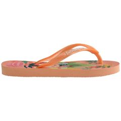 Sandália Havaianas Kids Slim Princesas Laranja Cerig 25/26