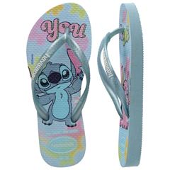 Sandália Havaianas Kids Slim Disney Azul Maceió 25/26