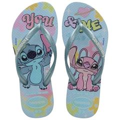 Sandália Havaianas Kids Slim Disney Azul Maceió 31/32