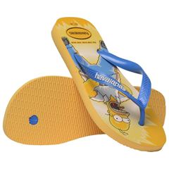 Sandália Havaianas Simpsons Amarelo Cajá 37/38