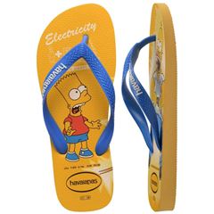 Sandália Havaianas Simpsons Amarelo Cajá 37/38