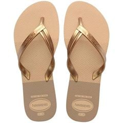 Sandália Havaianas Elegance Print Dourado 35/36