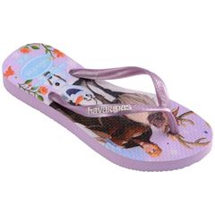 Sandália Havaianas Kids Slim Princesas Roxo/Roxo 25/26