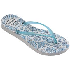 Sandália Havaianas Slim Daydream Branco 33/34