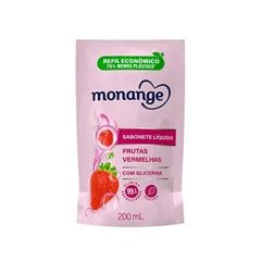 Sabonete Líquido Monange Frutas Verm Refil 200ml