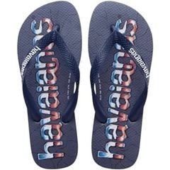 Sandália Havaianas Top Logo Metálico 2 Marinho/marinho 43/44