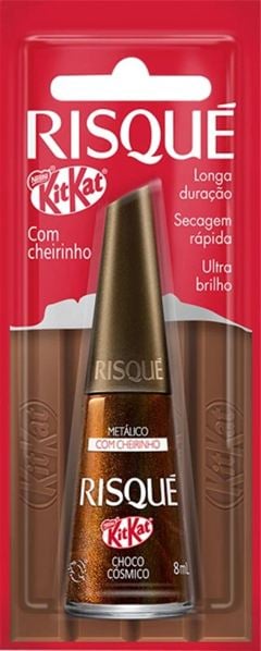 Esmalte Risqué KitKat Metálico Choco Cósmico BL
