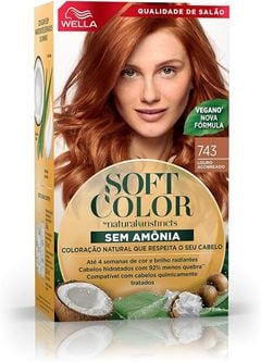 Tintura Soft Color Kit 743 Louro Acobreado