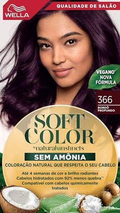 Tintura Soft Color Kit 366  Bordô Profundo