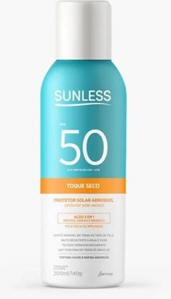 Protetor Solar Sunless FPS 50 Aerossol 200ml