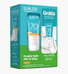 Kit Sunless FPS 70 200ml + Mini Protetor Facial