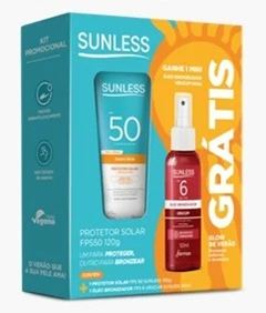 Kit Sunless FPS 50 120ml + Óleo de Urucum 50ml