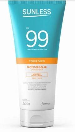 Protetor Solar Sunless FPS99 Toque Seco 200ml