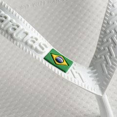 SANDALIA HAVAIANAS BRASIL BRANCA 33/34