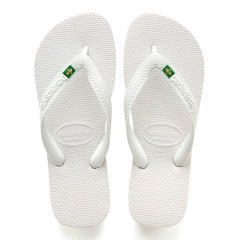 Sandália Havaianas Brasil Branca 33/34