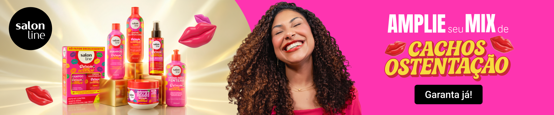 Ofertas Mídia Kit Setembro/2 Salon Line Cachos Ostentação