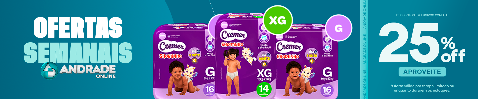 Ofertas Semana 2 Setembro 2026 Fraldas Cremer