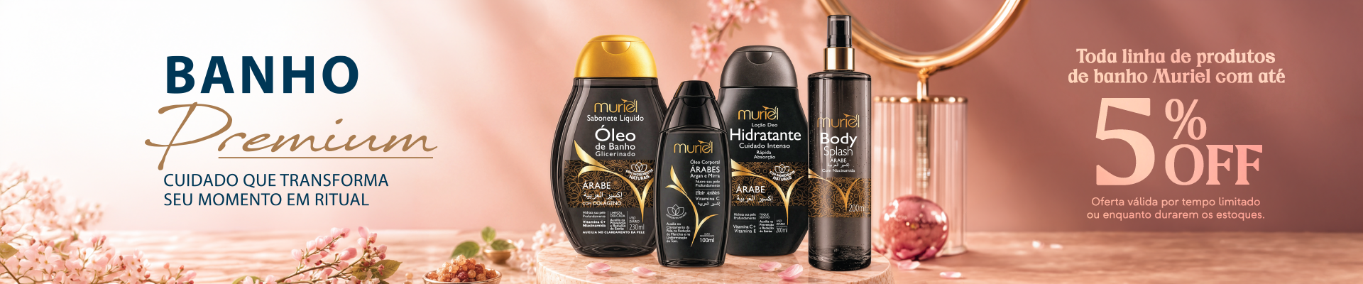 Ofertas Midia Kit muriel 5%  Agosto 2026