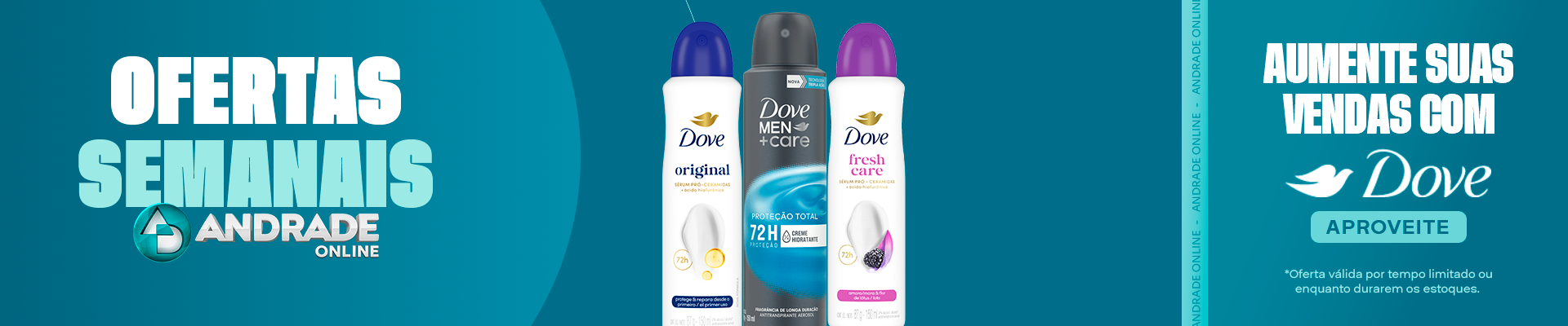 Ofertas Semana 3 agosto 2026 Desodorantes Aerosol DOVE