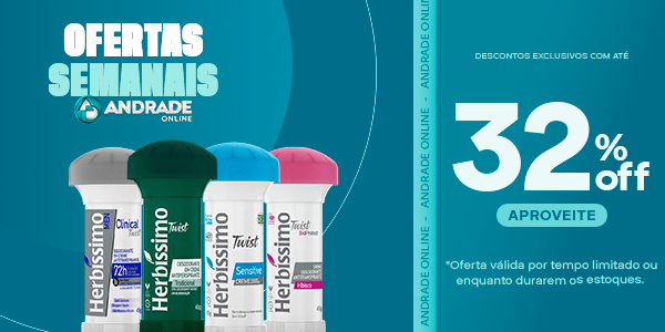 Ofertas Semana 3 agosto 2026 Desodorante Creme Herbíssimo Twist
