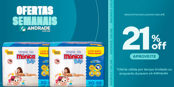 Ofertas Semana 2 Setembro 2026 Fralda Turma da Mônica