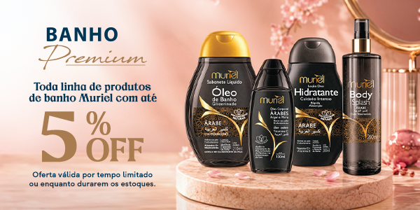Ofertas Midia Kit muriel 5%  Agosto 2026