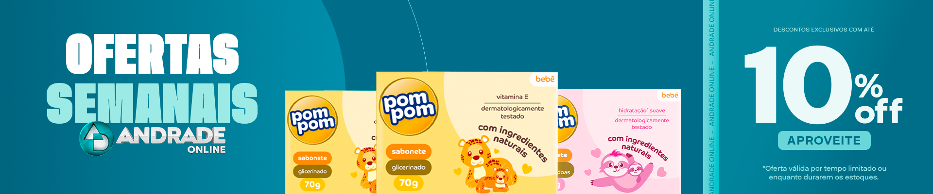 Ofertas Semana 2 Setembro 2026 Sabonete Pompom 