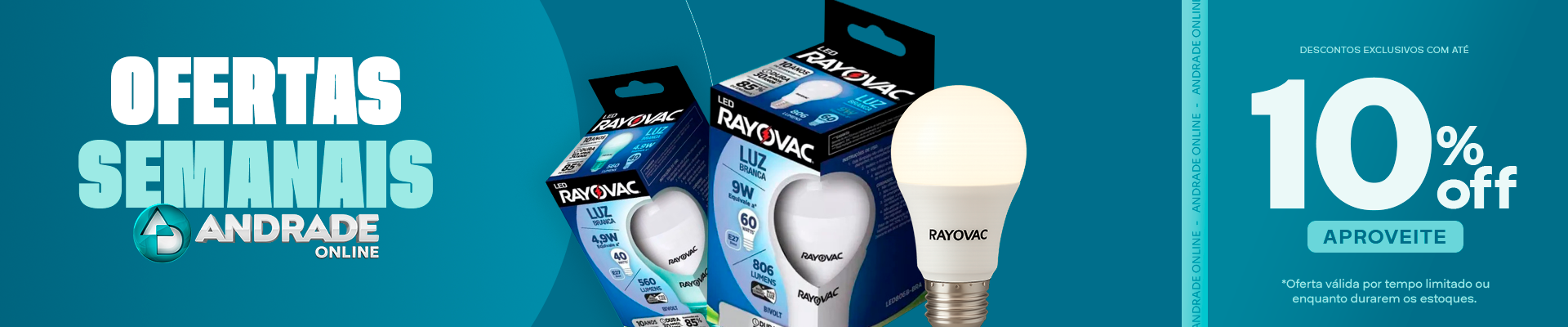 Ofertas Semana 2 Setembro 2026 Rayovac Lâmpadas