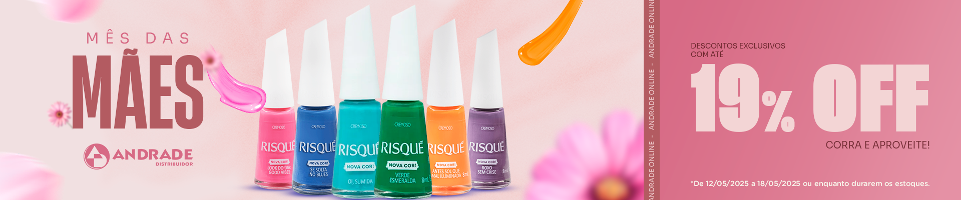 Ofertas semana 3 Maio Esmalte Risqué