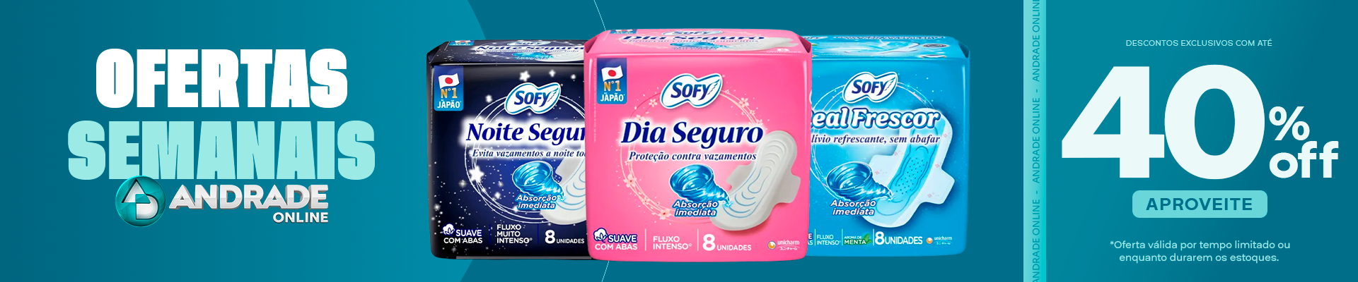 Ofertas Semana 3 agosto 2026 Absorvente Sofy